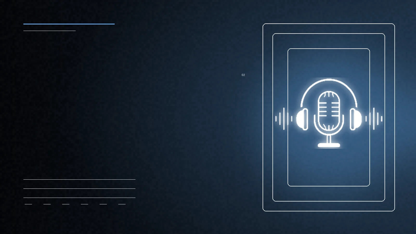 Illustration graphique : microphone et casque audio